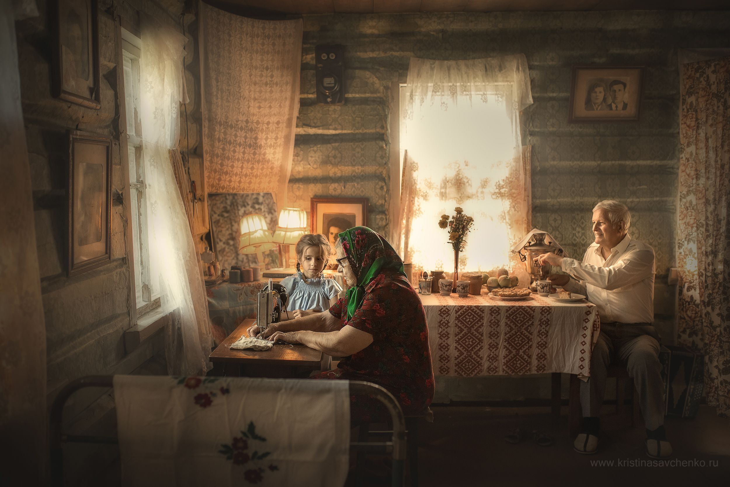 У бабушки в деревне