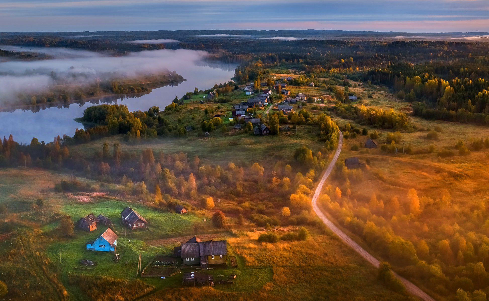 Деревни в ленинградской области фото