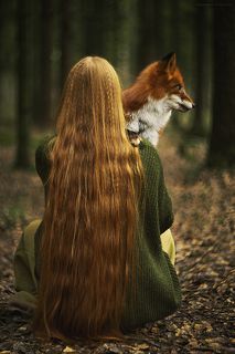 Portrait of Olga & Alice, the Fox