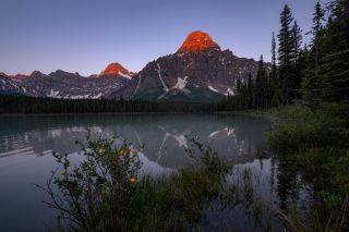 Вид на гору Чефрен (Chephren Mount)