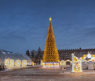Новогодняя ёлка 2022 в Белгороде