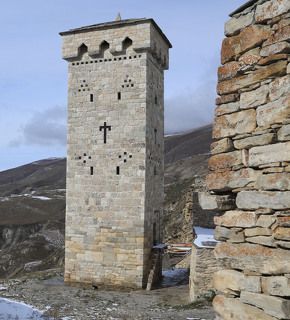 Внешний вид средневековой башни с астрономической обсерваторией
