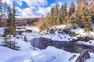 Водопад Кивач 1