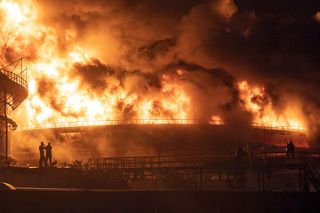 Explosión de Base de Supertanqueros de Matanzas