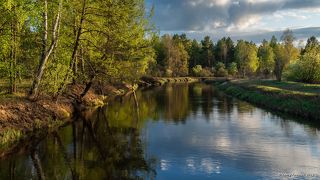 01 Несколько этюдов про то, как живописны и пластичны воды Мещёрских рек весной …