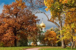 Золотая осень в Фермском парке. г.Пушкин