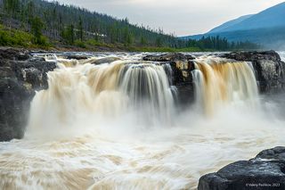 01 Большой Курейский водопад – самый мощный в России по водосбросу