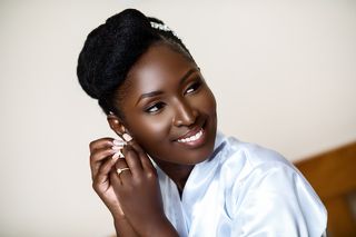 Kenyan Bridal Bride Morning Preps Portraits In Nairobi City County