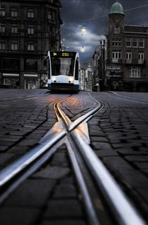 night tram /Holland