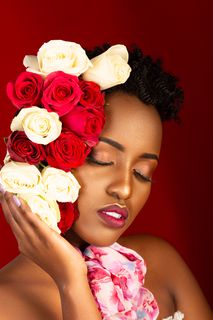 Beauty Portraits Flowers Floral Portraiture