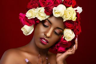 Beauty Portraits Flowers Floral Portraiture