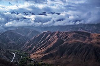 В горах Кыргызстана