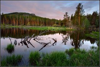 Казахстан, Каркаралинск, малое озеро