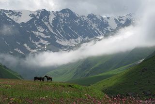 В горах Осетии