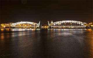Большеохтинский мост Петра Великого