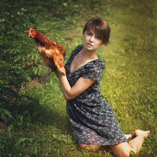 Портрет с курицей