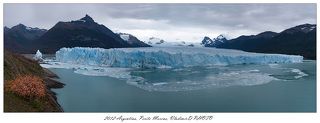 Перито-Морено имеет площадь 250 км² и является одним из 48 ледников, питаемых южной частью Патагонского ледника, расположенного в Андах на границе Аргентины и Чили. Это ледовое плато — третий по величине запас пресной воды в мире.
Ширина языка Перито-Морено составляет 5 км, средняя высота — 60 м над поверхностью воды. Средняя глубина равна 170 м, максимальная — 700 м. Скорость его движения равняется 2 м в день (примерно 700 м в год).