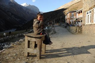 Деревня приблизительно на высоте 4000 м. Зимой там остается мало семей, все спускаются вниз пока мало туристов.