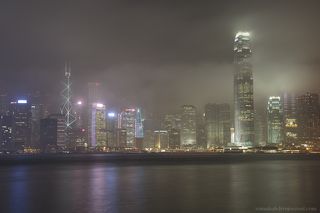 Гонконг, набережная.