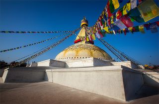 Ступа Боднатх основной храмовый центр тибетского буддизма в Непале