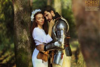 #Lovestory#man#woman#forest#knight