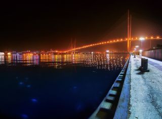 Мост через залив Золотой Рог. Набережная Цесаревича.