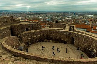 Турция. Анкара. Руины античной крепости.