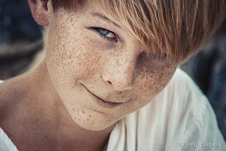 Smile and freckles