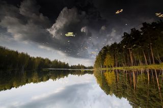 Щучье озеро, Екатеринбург, Россия.