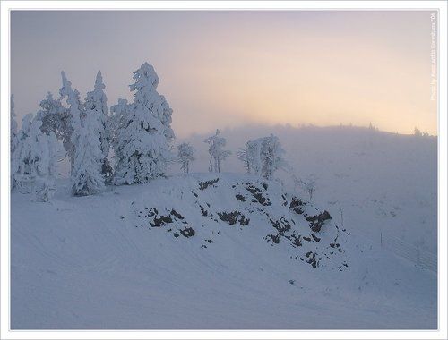 Трескучий мороз Финской Лапландии