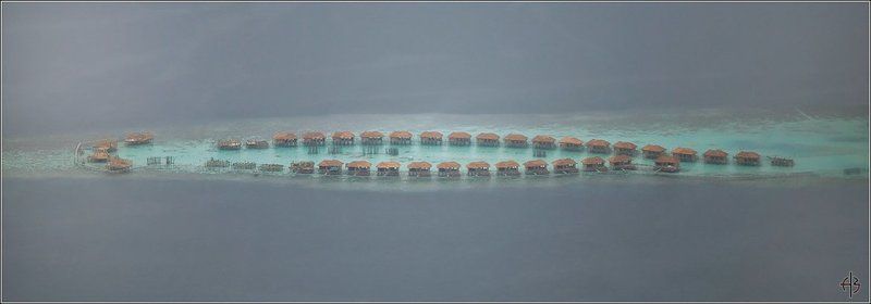 мальдивы остров домики бунгала Мальдивыphoto preview