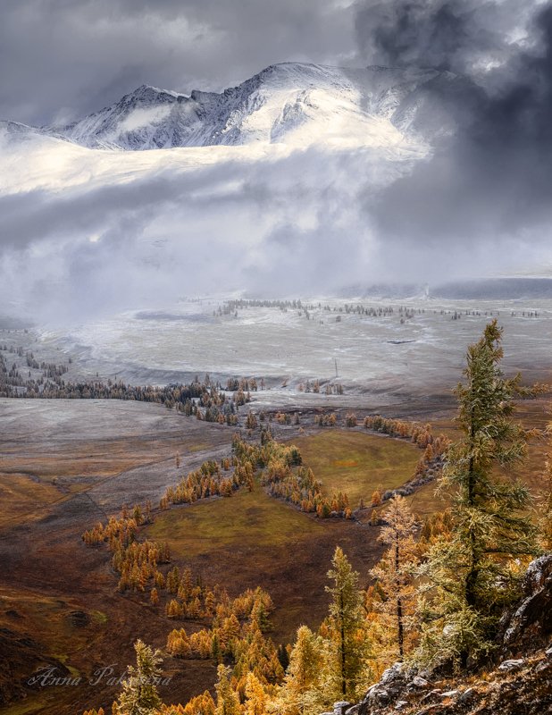 алтай, пейзаж, altai Встреча осени с зимой (Алтай)photo preview