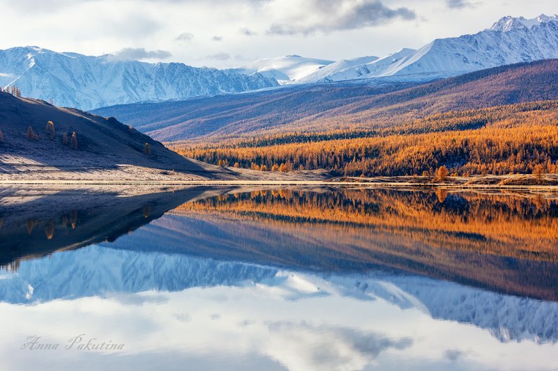 алтай, пейзаж, altai Алтайское зазеркальеphoto preview