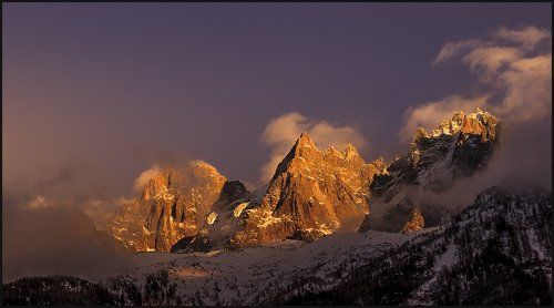 Chamonix sunrise