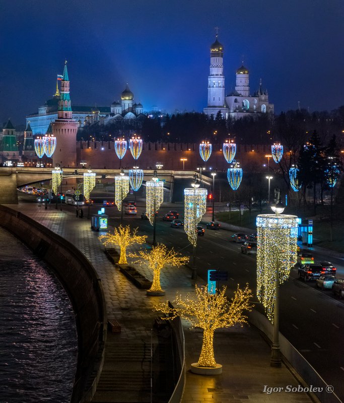 москва, новый год, зима, кремль Новогодняя Москваphoto preview