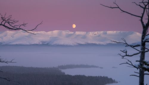Восход луны над Хибинами