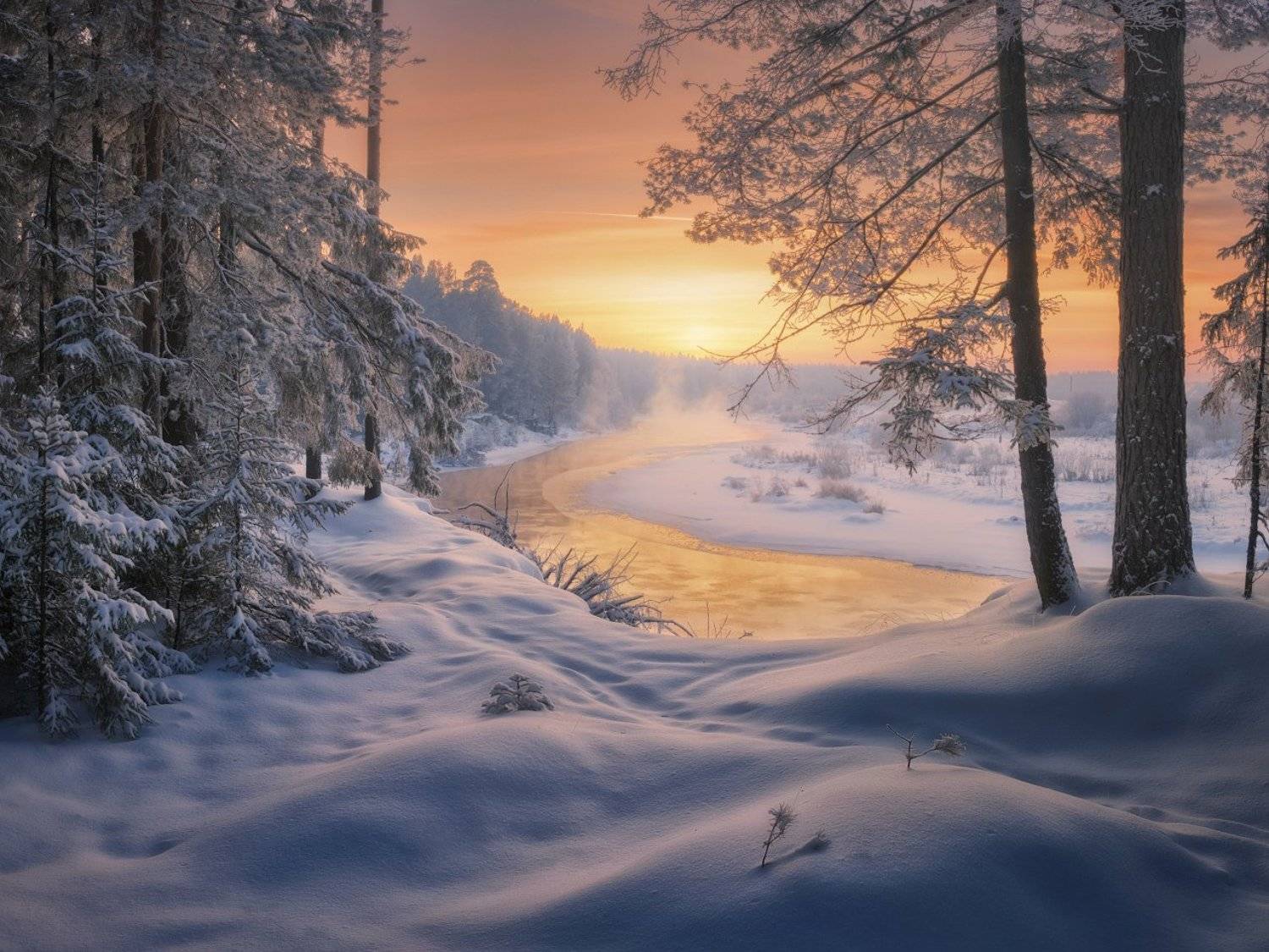 Утро природа февраль. Зима пейзаж. Самая красивая зима. Февраль природа. Февральский пейзаж.