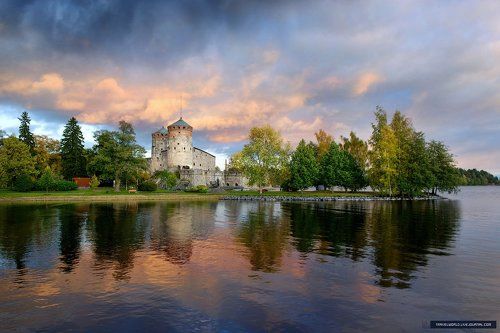 Magic castle Olavinlinna