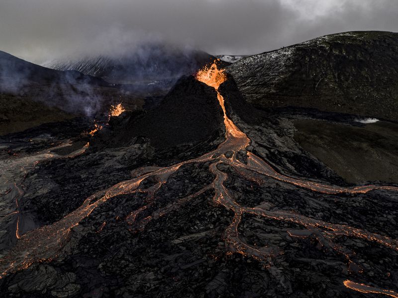 geldingadalsgos,вулкан,извержение,исландия Greetings from Luciferphoto preview