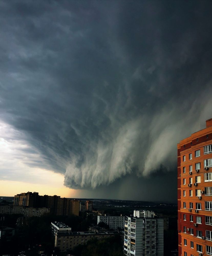 Ураган 2017 в москве фото