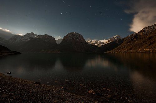 Озеро в ночи