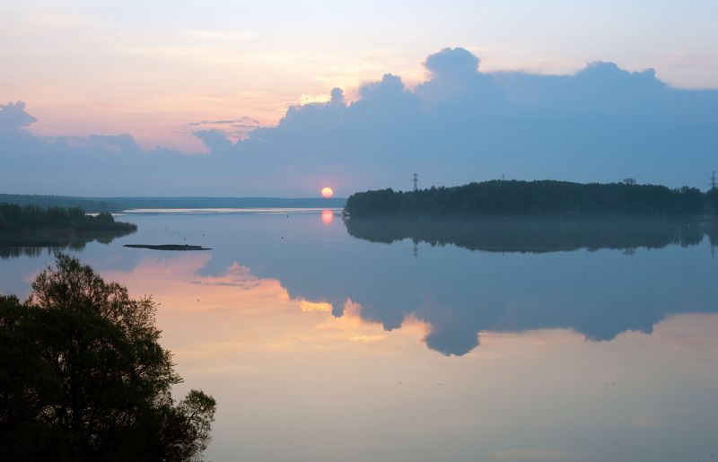 Утро на реке Клязьме