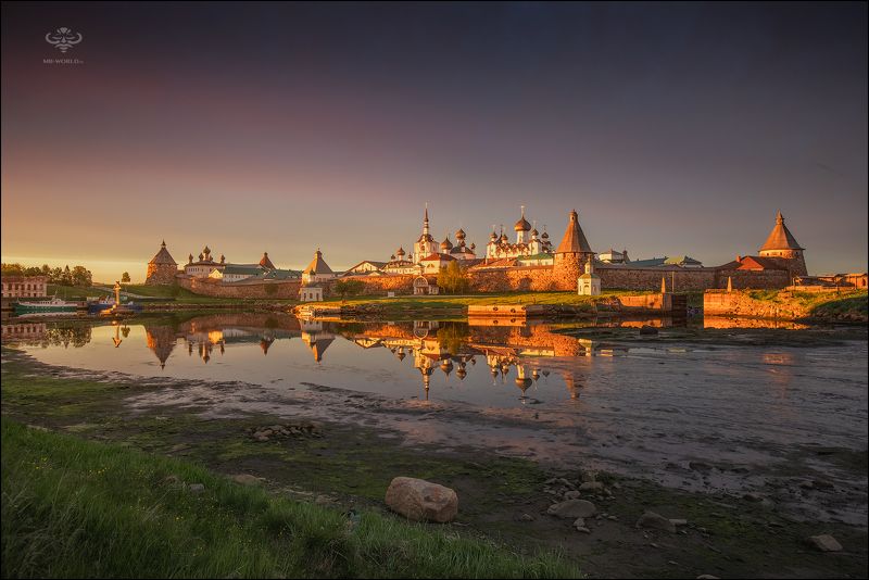 Россия, Соловки, пейзаж Белые ночи на Соловецких островахphoto preview