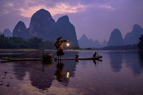 Cormorant Fishing on the Li River