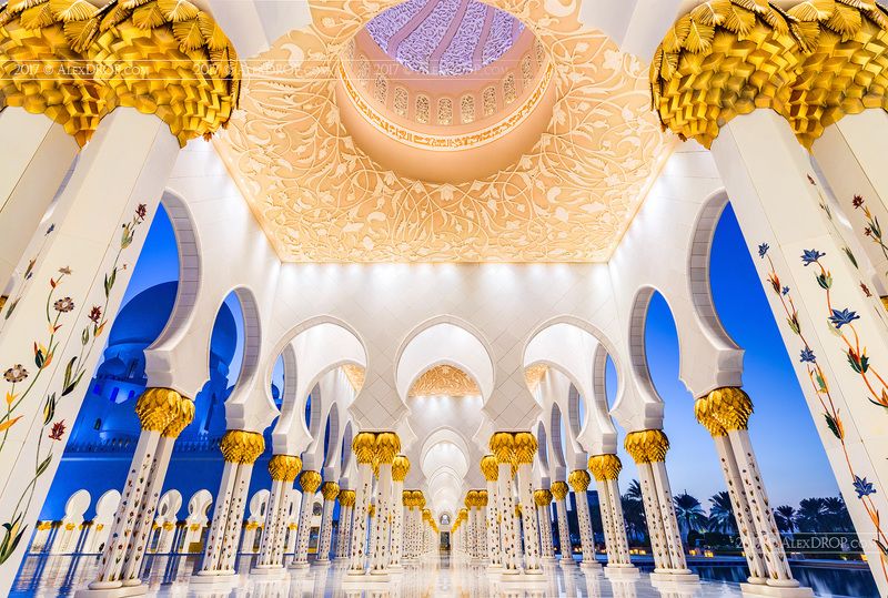 Галерея Большой мечети шейха Заеда, Абу-Даби