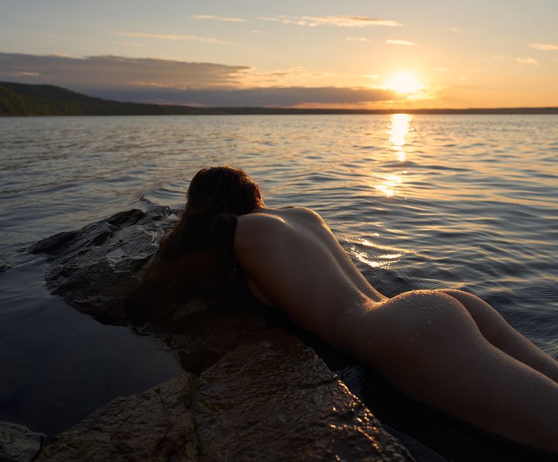 girl, nude, naked, lake, water, sunset, aslikul, аслыкуль, russia, russian, bashkortostan, bashkiria, sunset, laying, ass, butt, back, laying, sony, backlight, summer, Bashkiriaphoto preview