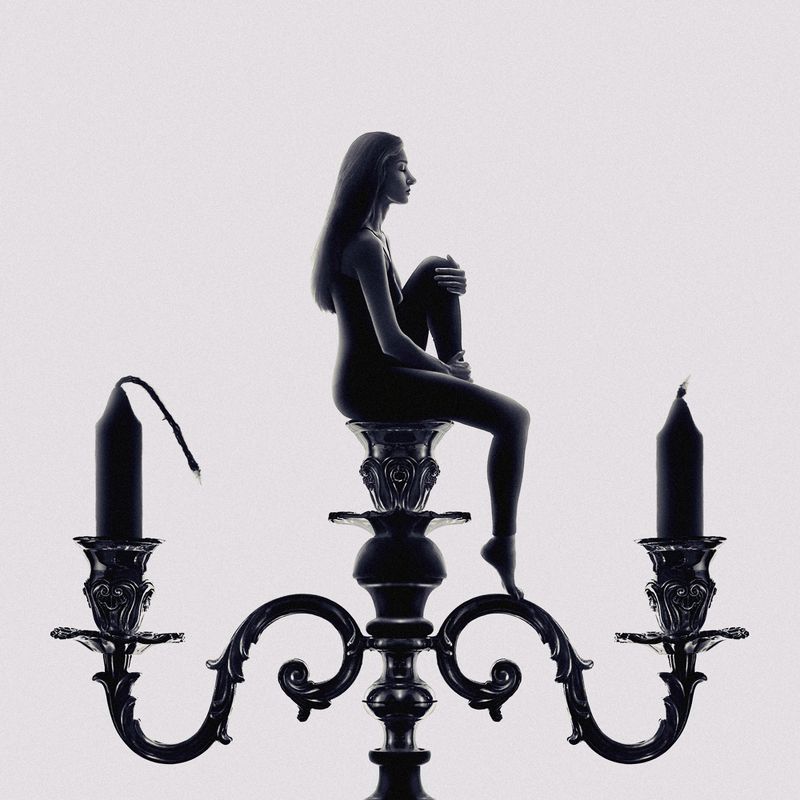 SURREAL,IMAGINATION,WOMAN,SURREALISM,DREAM,CONCEPT,ART,PERSON,CREATIVE,MONTAGE,LIGHT,DARK,SHADOW,EDIT,FINEART,CANDLE,SILHOUETTE,CANDLESTICK,PORTRAIT,MINIMALISM Like a Candlephoto preview