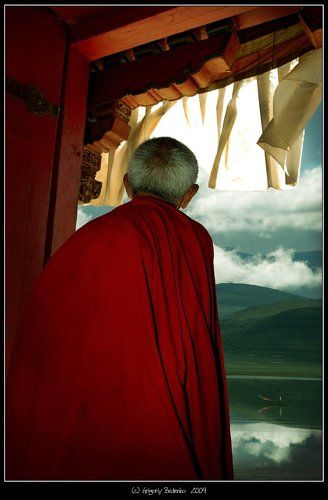 # Утро пожилого ламы # из серии # Психоделический Тибет #
