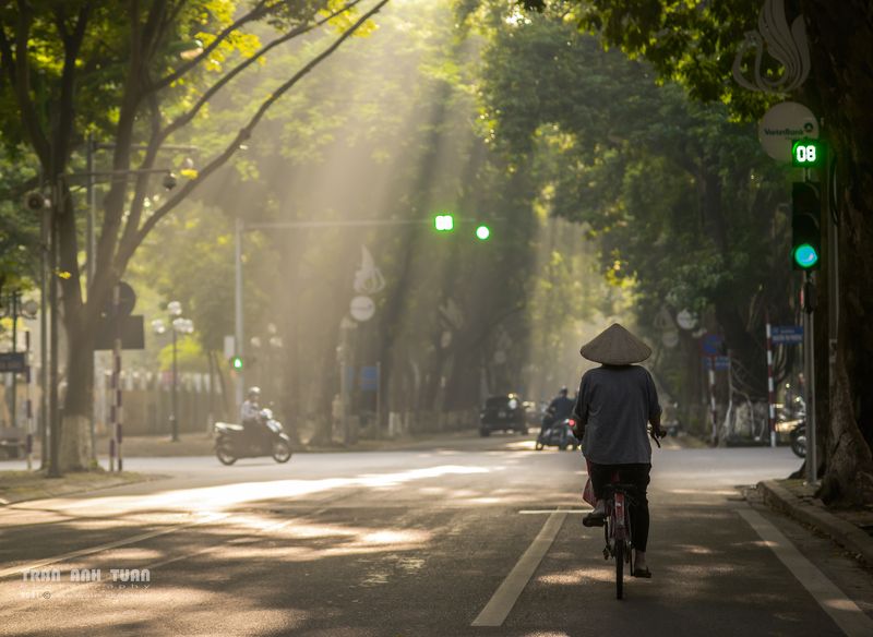 Street, Hanoi, Autumn, Vietnam, Rays, Morning The Fall in Hanoiphoto preview