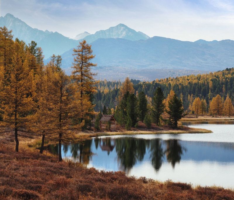 алтай, горный алтай, киделю, улаганский перевал Осень на Киделюphoto preview